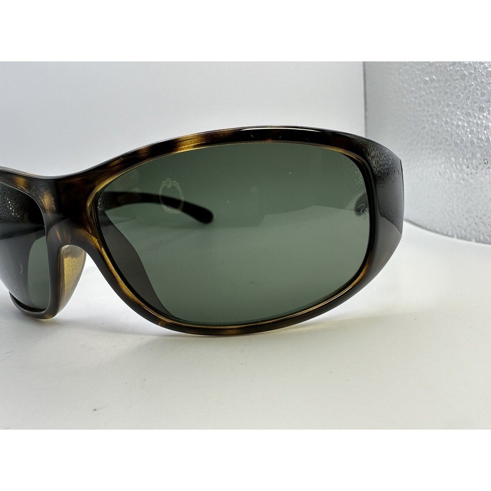Ray-Ban Tortoise Shell Sunglasses with Green Lenses - Picture 7 of 12